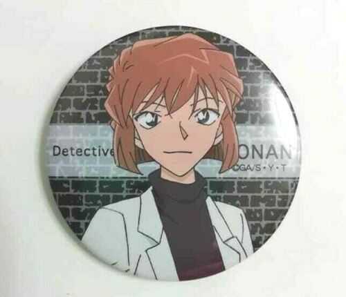 Detective Conan Can Badge Button Ai Haibara Shiho Miyano