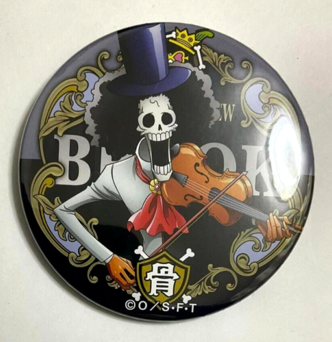 One Piece Yakara WORLD Can Badge Button Brook