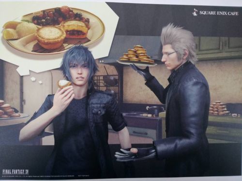 Final Fantasy XV Luncheon Mat Noctis Ignis Square Enix Cafe