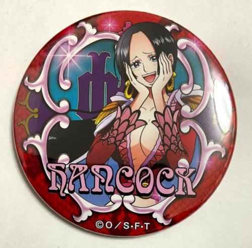 One Piece Yakara WORLD Can Badge Button Boa Hancock