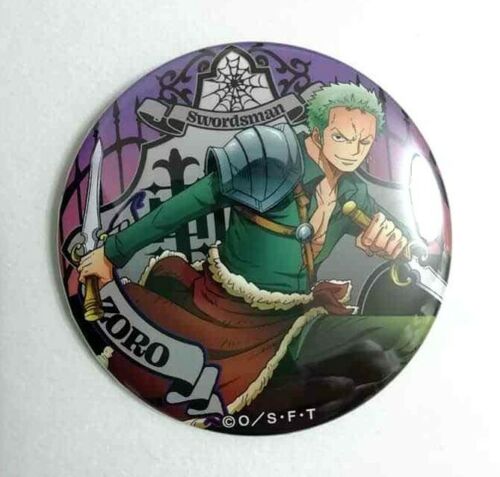 One Piece Yakara Trick or Adventure Can Badge Button Roronoa Zoro