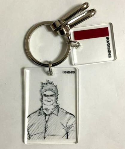 My Hero Academia Acrylic 2 Hook Keychain Strap Endeavor Todoroki