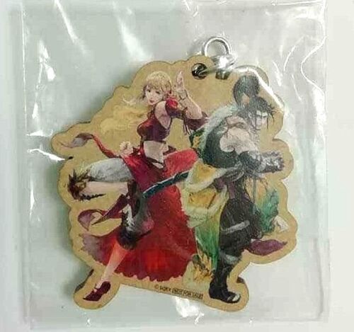 Final Fantasy XIV Fan Fes Wooden Keychain Strap Lyse Hien Eorzea