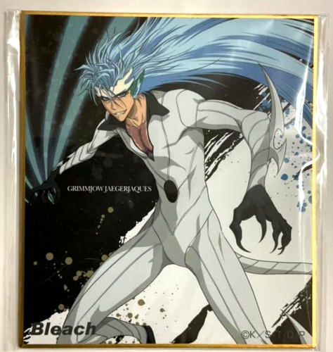 Bleach Kujibiki Paper Autograph Shikishi Grimmjow Jaegerjaquez