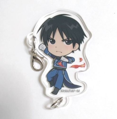 Fullmetal Alchemist Acrylic Keychain Strap Charm Roy Mustang