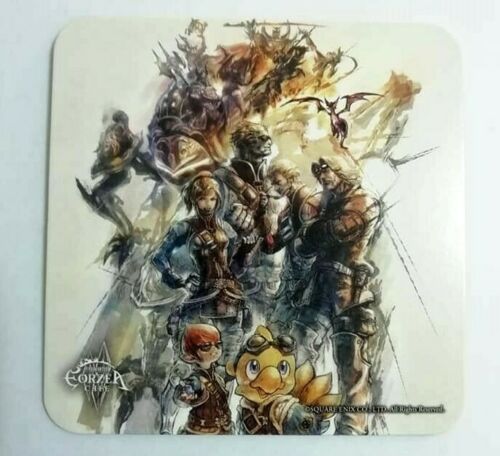 Final Fantasy XIV Art Coaster Cid Nero Biggs Wedge Eorzea Cafe