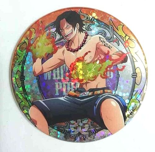 One Piece Yakara SHINE Can Badge Button Portgas D Ace