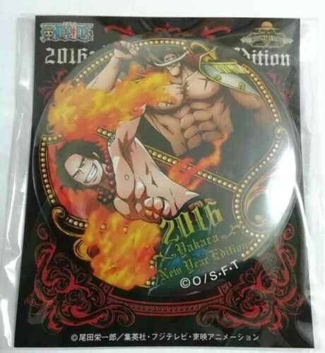 One Piece Can Badge Button Portgas D Ace Edward Newgate 2016 New Year