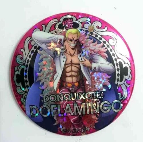 One Piece Yakara SHINE Can Badge Button Doflamingo