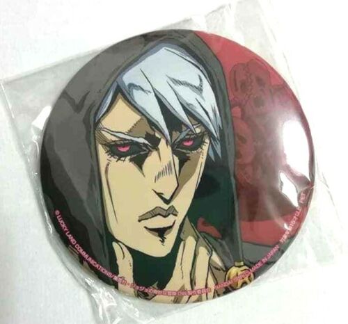 JOJO Golden Wind SEGA Can Badge Button Risotto Nero Metarica