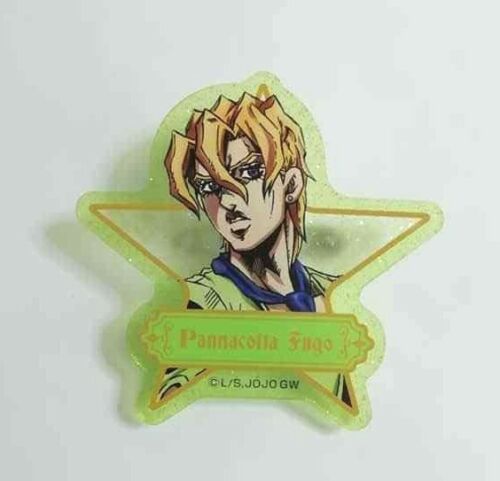 JOJO Golden Wind Star Acrylic Badge Button Pannacotta Fugo SPINNS