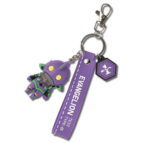 Evangelion Cutie1 Rubber Keychain Mascot Test Type 01 EVA