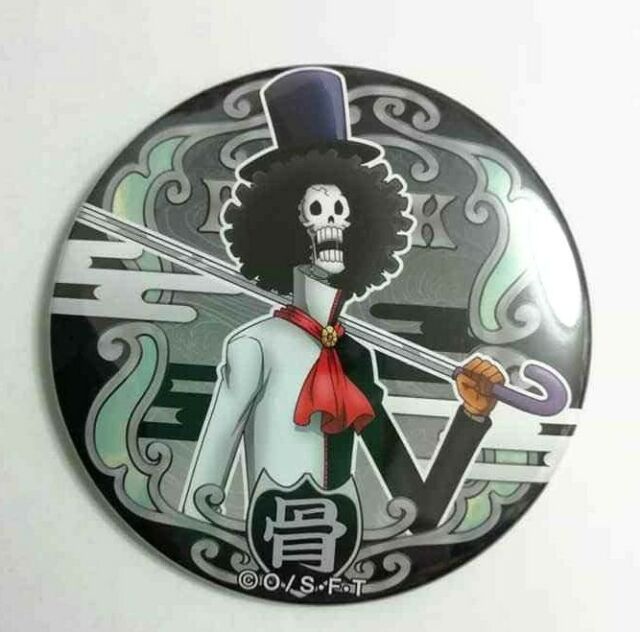 One Piece Yakara Wano Kuni 2 Can Badge Button Brook