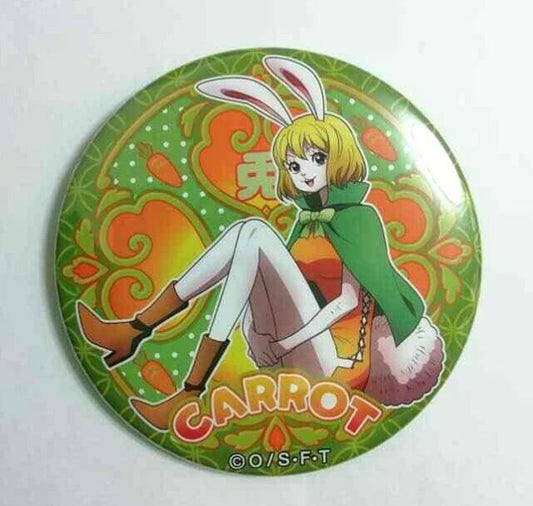 One Piece Yakara Wano Kuni 2 Can Badge Button Carrot Mink