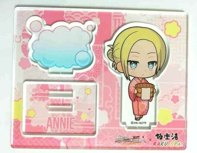 Attack On Titan Raku Spa 2 Mini Acrylic Stand Annie Leonhart