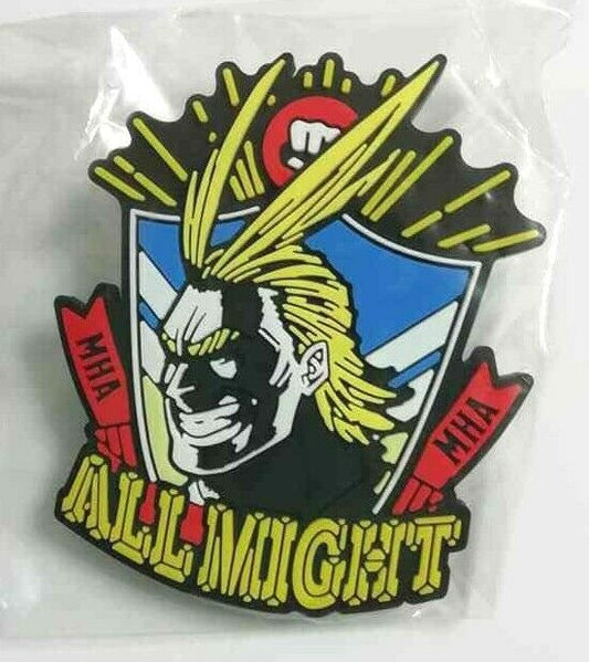 My Hero Academia Rubber Badge Button All Might