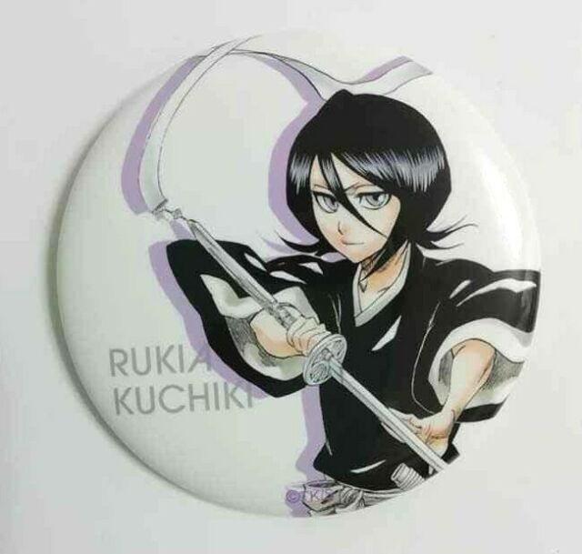 Bleach EX Genga Can Badge Button Collection Rukia Kuchiki