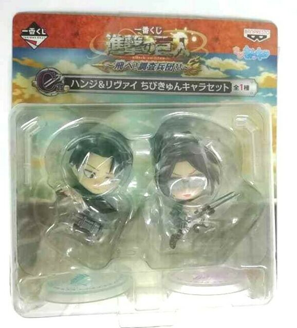 Attack on Titan Mini Action Figure Levi Ackerman Hange Zoe