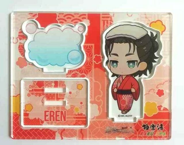 Attack On Titan Raku Spa 2 Mini Acrylic Stand Eren Yeager