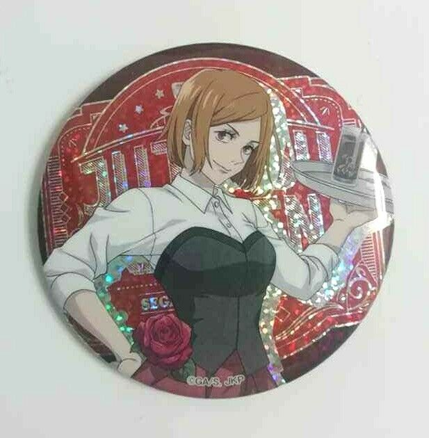 Jujutsu Kaisen Sorcery Fight SEGA Cafe Can Badge Button Nobara Kugisaki