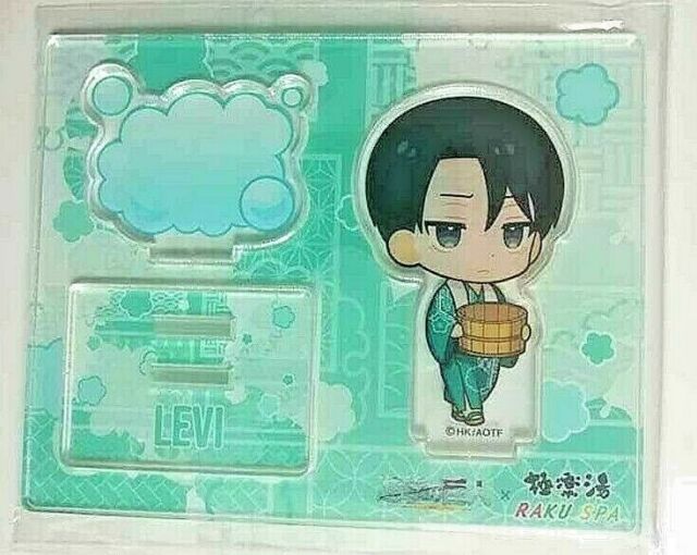 Attack On Titan Raku Spa 2 Mini Acrylic Stand Levi Ackerman