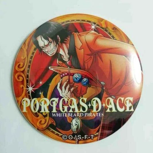 One Piece Yakara PARTY Can Badge Button Portgas D Ace