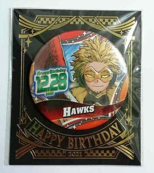 My Hero Academia Bday Can Badge Button 2 Hawks Takami